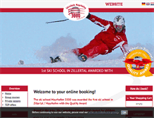 Tablet Screenshot of mayrhofen3000.skischoolshop.com