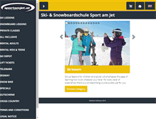 Tablet Screenshot of amjet.skischoolshop.com