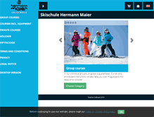 Tablet Screenshot of hermann-maier.skischoolshop.com